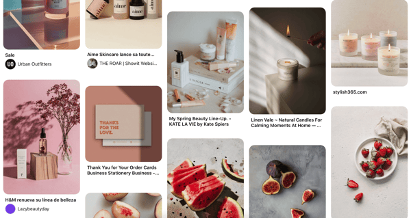 Product Photography Tips Mood Board