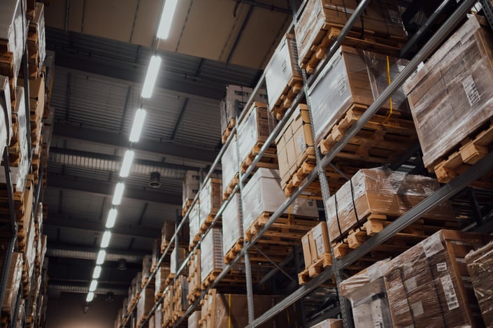 Stock turn in a warehouse